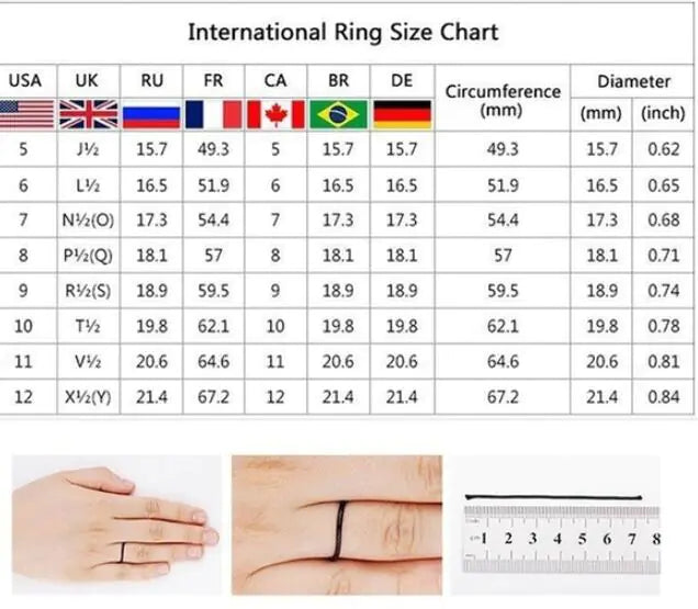 Women's Zircon Ring, European Diamond Ring